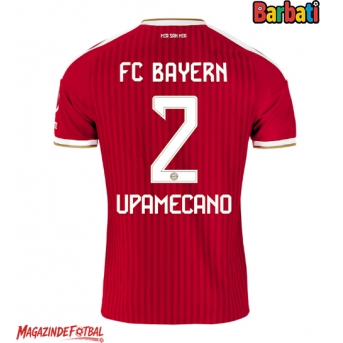Bayern Munich Dayot Upamecano #2 Tricou Fotbal Replică 2026-27 Barbati Acasa